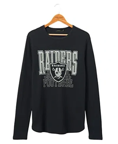 Junk Food Clothing Raiders Classic Thermal Tee In True Black