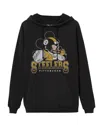 Junk Food Clothing Steelers Mickey Qb Hoodie In Black