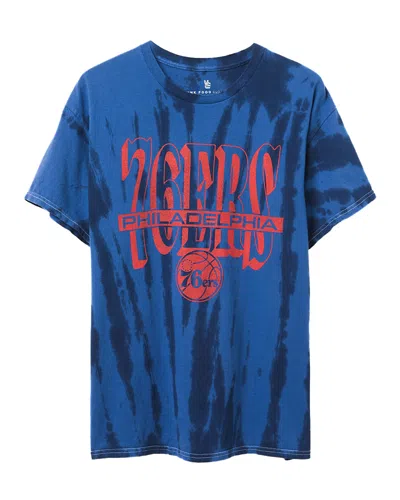 Junk Food Clothing Unisex 76ers Tie Dye Short Sleeve Tee In Liberty