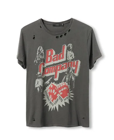 Junk Food Clothing Unisex Bad Company Straight Shooter Tour Vintage Destroy Tee