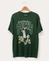 Junk Food Clothing Unisex Bucks Team Mickey Squad Tee In Green