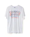 Junk Food Clothing Unisex Budweiser King Of Beers Flea Market Tee In White