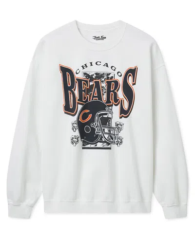 Junk Food Clothing Unisex Chicago Bears Conversion Flea Market Fleece Sweatshirt In White