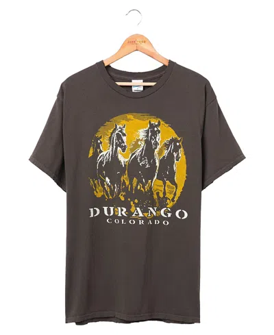 Junk Food Clothing Unisex Durango Colorado Flea Market Tee In Coffee