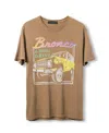 Junk Food Clothing Unisex Ford Bronco 4-wheel Drive Vintage Tee In Brown