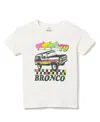 Junk Food Clothing Unisex Ford Bronco '79 Tee - Little Kid, Big Kid In White