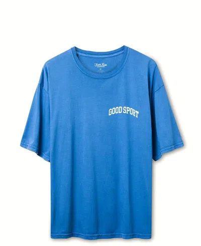 Junk Food Clothing Unisex Good Sport '98 Oversized Tee In Blue