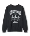 Junk Food Clothing Unisex Grateful Dead 1989 Flea Market Fleece Sweatshirt In Black