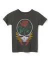 Junk Food Clothing Unisex Grateful Dead Roses And Bolts Tee - Little Kid, Big Kid