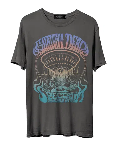 Junk Food Clothing Unisex Grateful Dead The Spectrum Vintage Tee In Vintage Black