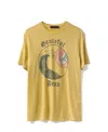 Junk Food Clothing Unisex Grateful Dead Wave Vintage Tee In Green