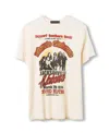 Junk Food Clothing Unisex Lynyrd Skynyrd America '74 Vintage Like Tee In Neutral