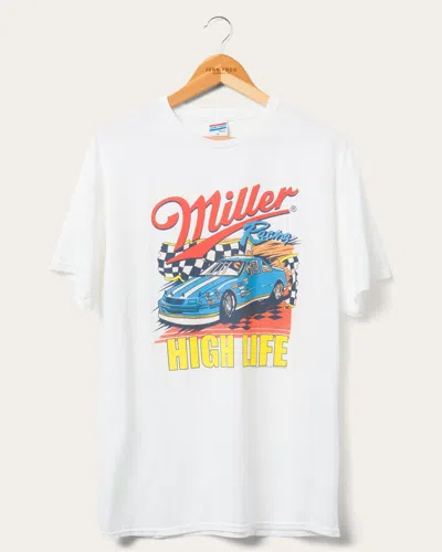 Junk Food Clothing Unisex Miller High Life Racing Flea Market Tee In White