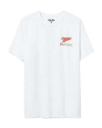 Junk Food Clothing Unisex Miller High Life Waterfall Flea Market Tee In White