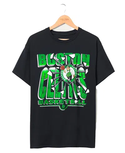 Junk Food Clothing Unisex Nba Boston Celtics Break Through Short Sleeve Tee In Black