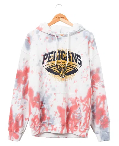 Junk Food Clothing Unisex Nba New Orleans Pelicans Tie Dye Hoodie In True Navy/licorice