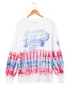Junk Food Clothing Unisex Nba Philadelphia 76ers Tie Dye Long Sleeve Tee In Tie Dye
