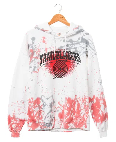 Junk Food Clothing Nba Toronto Raptors Tie Dye Hoodie In Trie Black/licorice