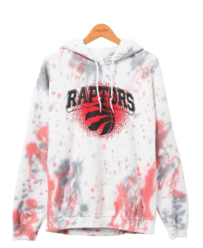 Junk Food Clothing Unisex Nba Toronto Raptors Tie Dye Hoodie In True Black/licorice