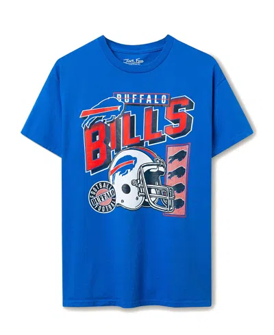 Junk Food Clothing Unisex Nfl Buffalo Bills Checkdown Flea Market Tee In Blue