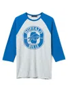 Junk Food Clothing Unisex Nfl Buffalo Bills Elite Raglan In Heather Grey/liberty