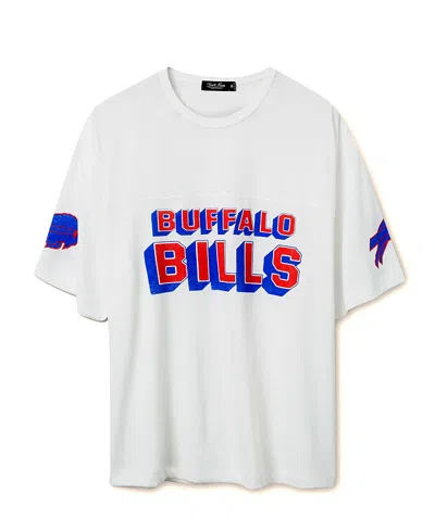 Junk Food Clothing Unisex Nfl Buffalo Bills Halfback Jersey Tee In White