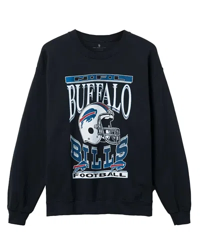 Junk Food Clothing Unisex Nfl Buffalo Bills Helmet Flea Market Crew In Black