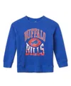 Junk Food Clothing Unisex Nfl Buffalo Bills Hot Route Raglan Fleece - Little Kid, Big Kid In Blue