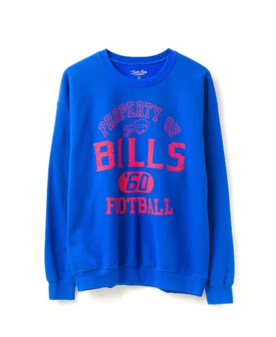 Junk Food Clothing Unisex Nfl Buffalo Bills Property Flea Market Crew Fleece In Blue
