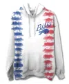 Junk Food Clothing Unisex Nfl Buffalo Bills Stitch Tie Dye Hoodie In Tie Dye
