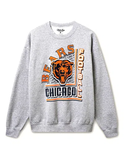 Junk Food Clothing Unisex Nfl Chicago Bears Backfield Flea Market Crew Fleece In Gray