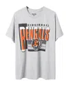 Junk Food Clothing Unisex Nfl Cincinnati Bengals Complete Tee In Heather Gray