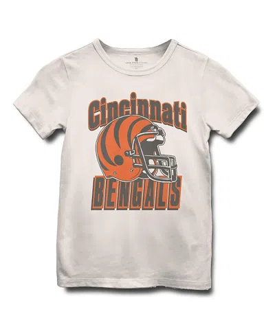 Junk Food Clothing Unisex Nfl Cincinnati Bengals Helmet Tee - Little Kid, Big Kid In White
