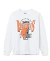 Junk Food Clothing Unisex Nfl Cleveland Browns Conversion Flea Market Fleece In White