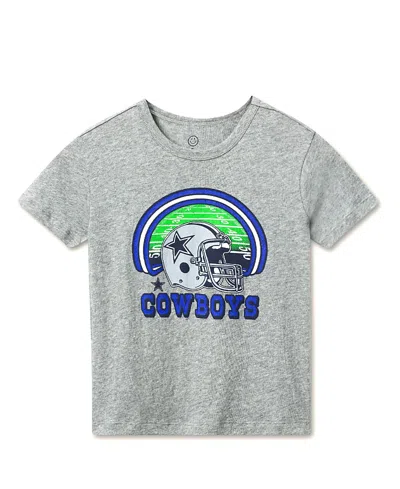 Junk Food Clothing Unisex Nfl Dallas Cowboys Game Time Tee - Little Kid, Big Kid In Gray