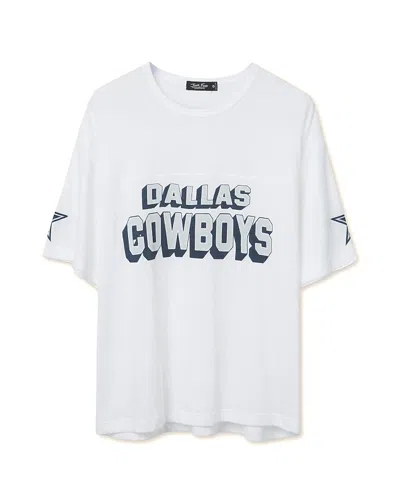 Junk Food Clothing Unisex Nfl Dallas Cowboys Halfback Jersey Tee In White