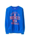 Junk Food Clothing Unisex Nfl Denver Broncos Property Flea Market Crew Fleece In Blue
