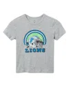 Junk Food Clothing Unisex Nfl Detroit Lions Game Time Tee - Little Kid, Big Kid In Gray