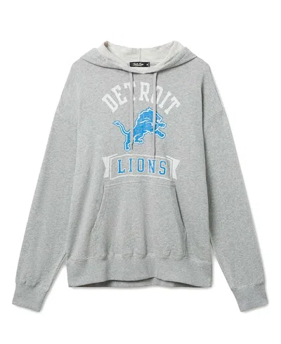 Junk Food Clothing Unisex Nfl Detroit Lions Scrimmage Hoodie In Gray