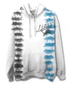Junk Food Clothing Unisex Nfl Detroit Lions Stitch Tie Dye Hoodie In Tie Dye