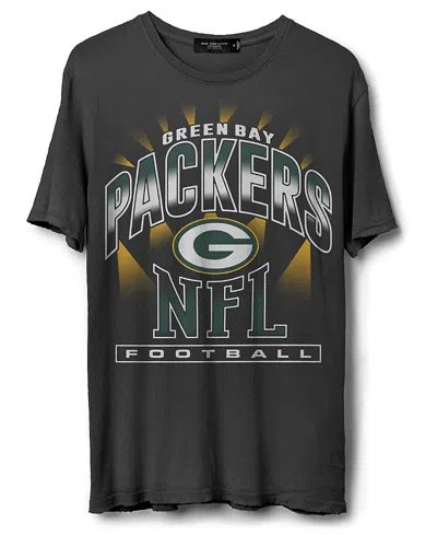 Junk Food Clothing Unisex Nfl Green Bay Packers Chrome Flea Market Tee In Black