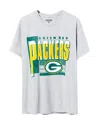 Junk Food Clothing Unisex Nfl Green Bay Packers Complete Tee In Heather Gray