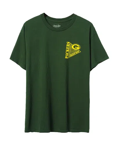 Junk Food Clothing Unisex Nfl Green Bay Packers Drive Tee In Hunter