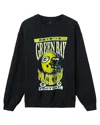 Junk Food Clothing Unisex Nfl Green Bay Packers Helmet Flea Market Crew In Black
