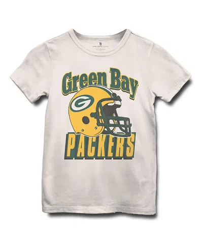 Junk Food Clothing Unisex Nfl Green Bay Packers Helmet Tee - Little Kid, Big Kid In White