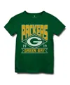 Junk Food Clothing Unisex Nfl Green Bay Packers Ovetime Tee - Little Kid, Big Kid In Hunter