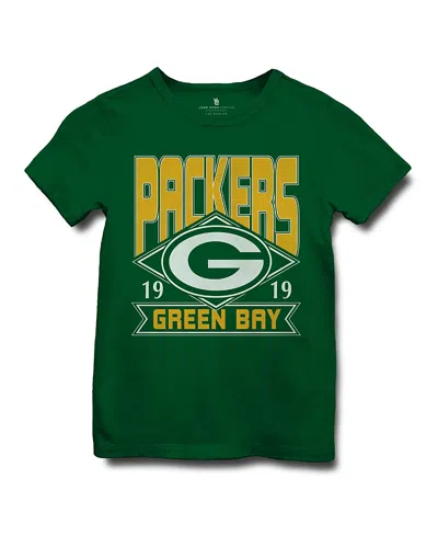 Junk Food Clothing Unisex Nfl Green Bay Packers Ovetime Tee - Little Kid, Big Kid In Hunter