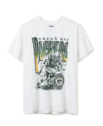 Junk Food Clothing Unisex Nfl Green Bay Packers Rushing Flea Market Tee In White