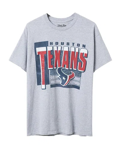 Junk Food Clothing Unisex Nfl Houston Texans Complete Tee In Heather Gray