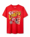 Junk Food Clothing Unisex Nfl Kansas City Chiefs Checkdown Flea Market Tee In Red